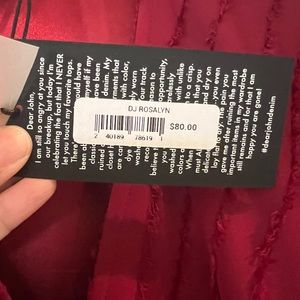 Dear John Denim women’s small